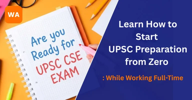 How to start UPSC IAS Preparation from Zero